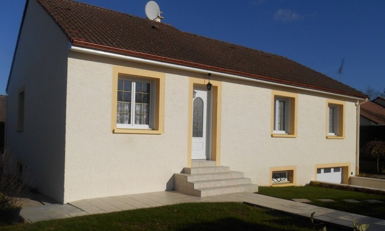 Ravalement de façade de maison individuelle à Chaumont